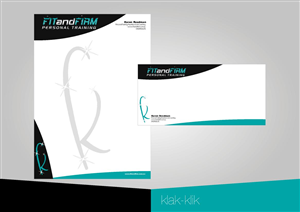 Diseño de Membrete por cakalie para Fit and Firm Personal Training | Diseño: #1978369