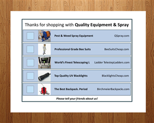 Card Design by Anna  for Quality Equipment & Spray | Design: #1984130
