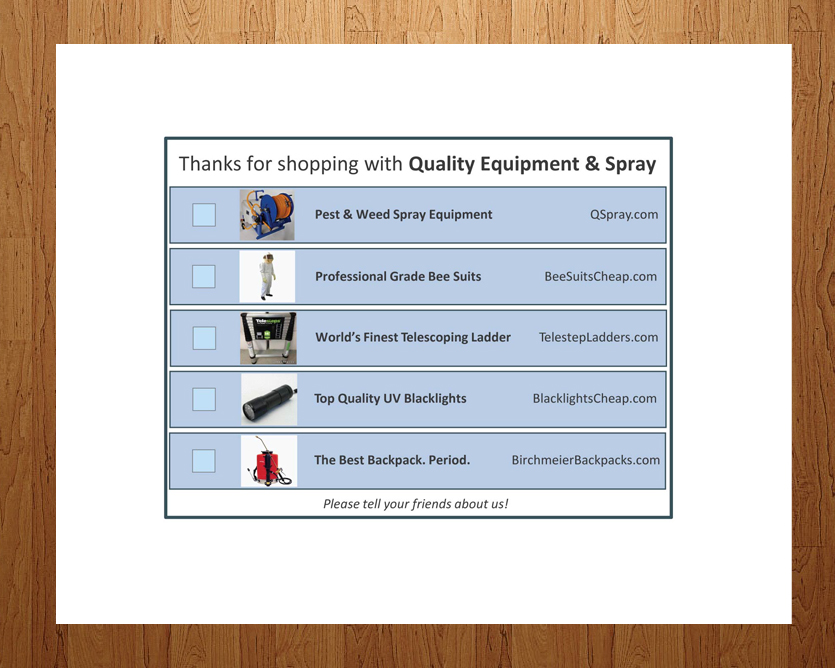 Diseño de Tarjeta por Anna  para Quality Equipment & Spray | Diseño #1992147