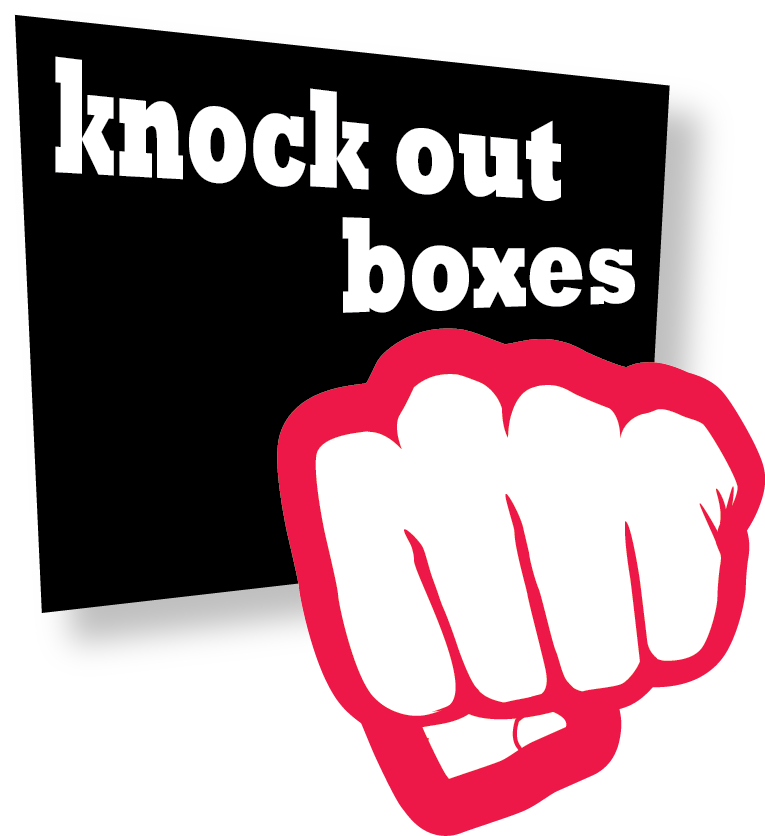Logo Design by Chris Blunden for Knockout Boxes | Design #1986176
