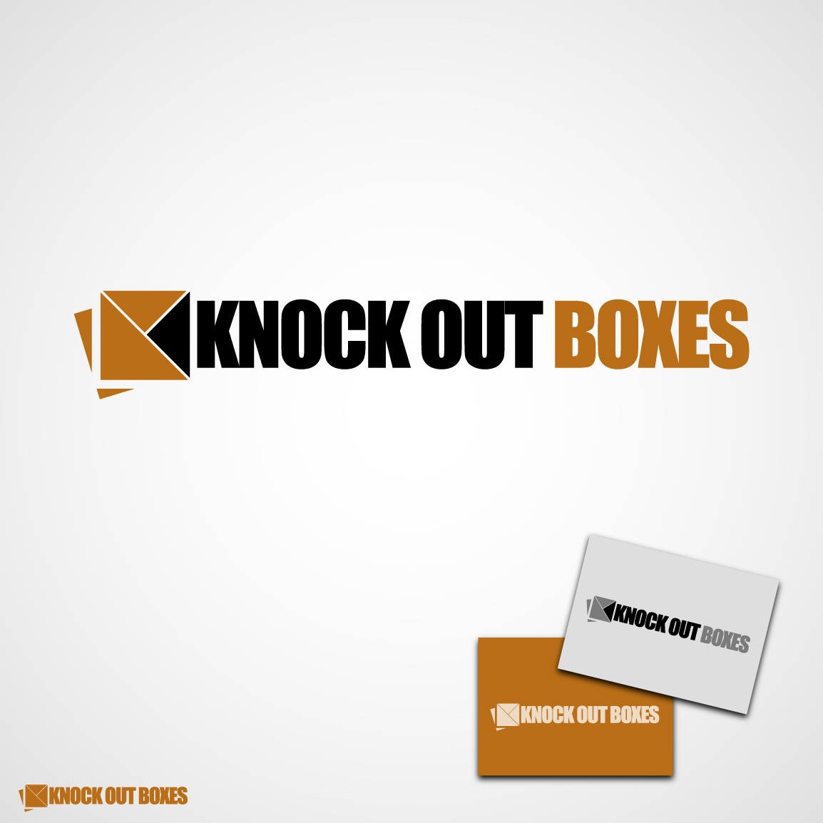 Logo Design by Fanol Ademi for Knockout Boxes | Design #1972438
