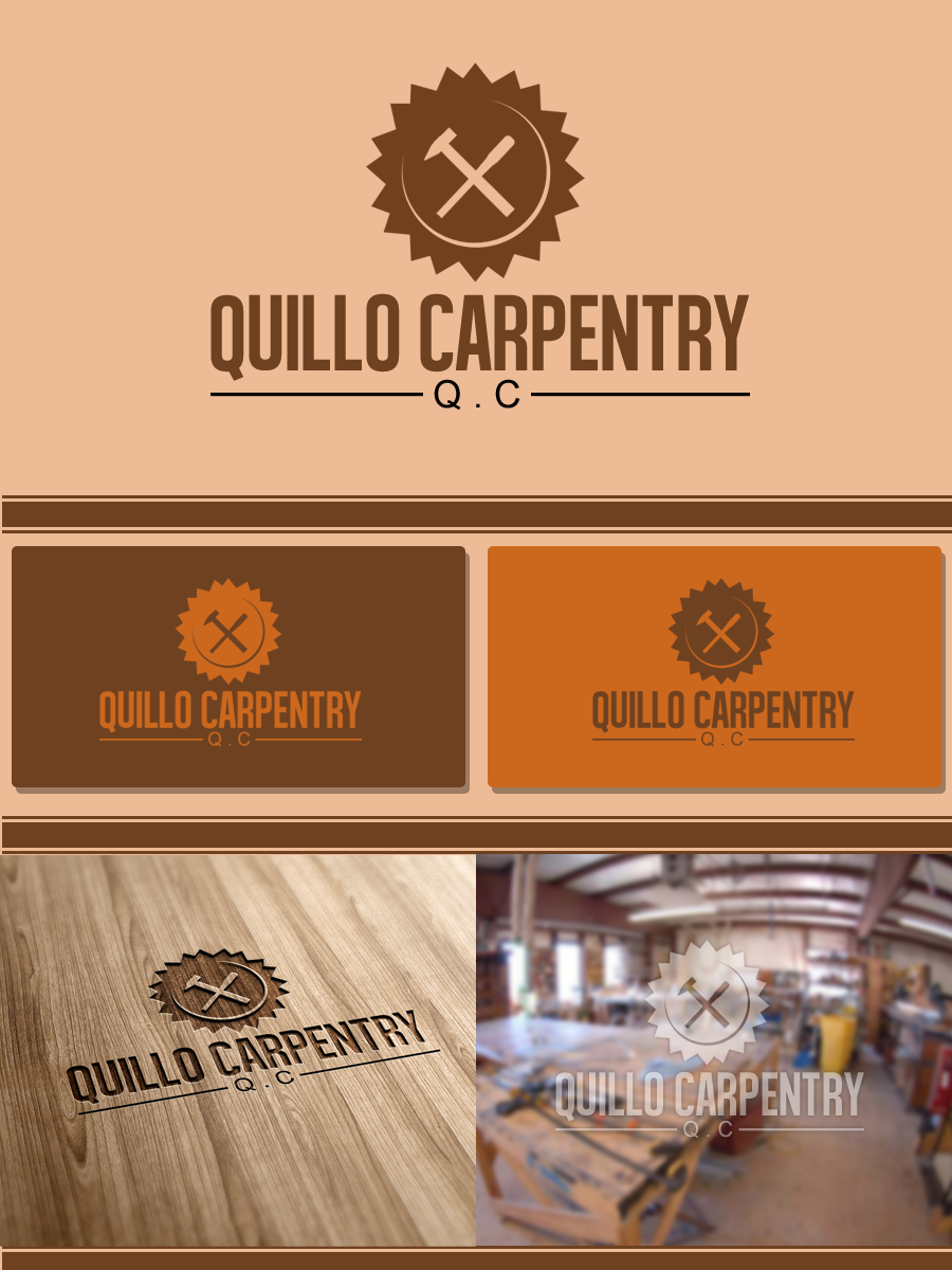 Logo-Design von Bilal X.D für Quillo Carpentry | Design #1971468