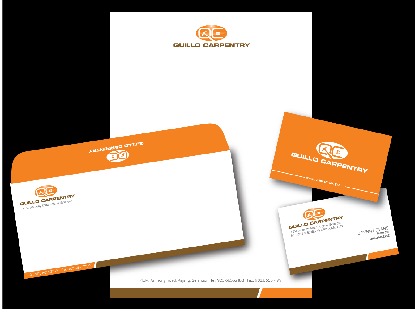 Logo-Design von Diniey Zafeerah für Quillo Carpentry | Design #1994267