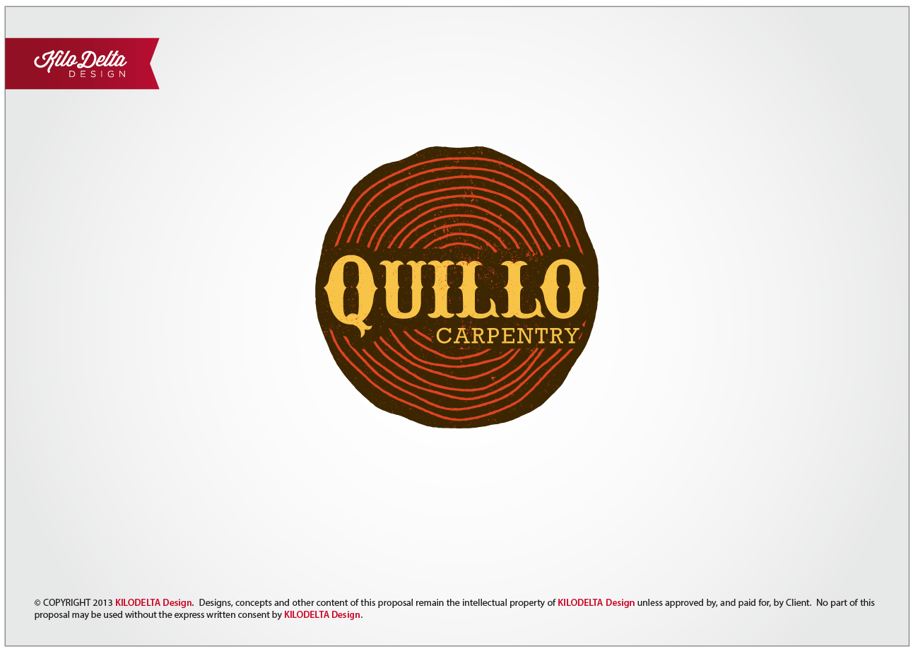 Logo-Design von kdmacalinao für Quillo Carpentry | Design #1986448