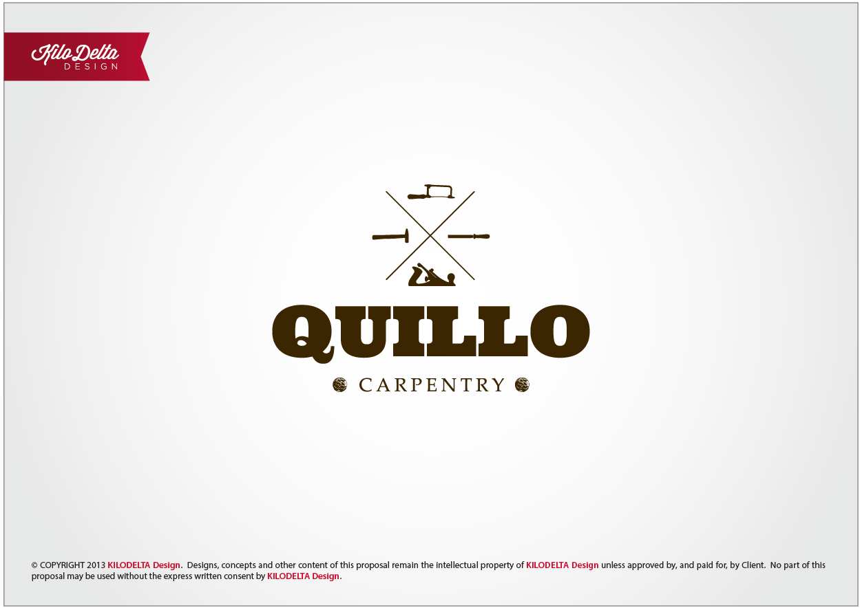 Logo Design by kdmacalinao for Quillo Carpentry | Design #1996351