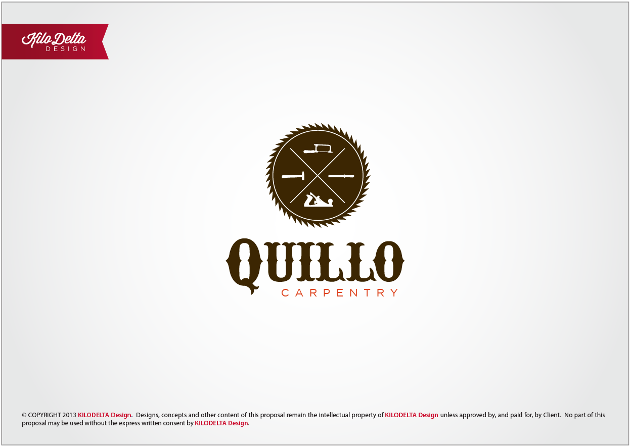 Logo Design by kdmacalinao for Quillo Carpentry | Design #1996354