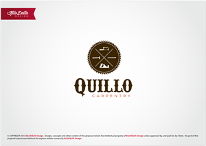 Logo-Design von kdmacalinao für Quillo Carpentry | Design: #1996354
