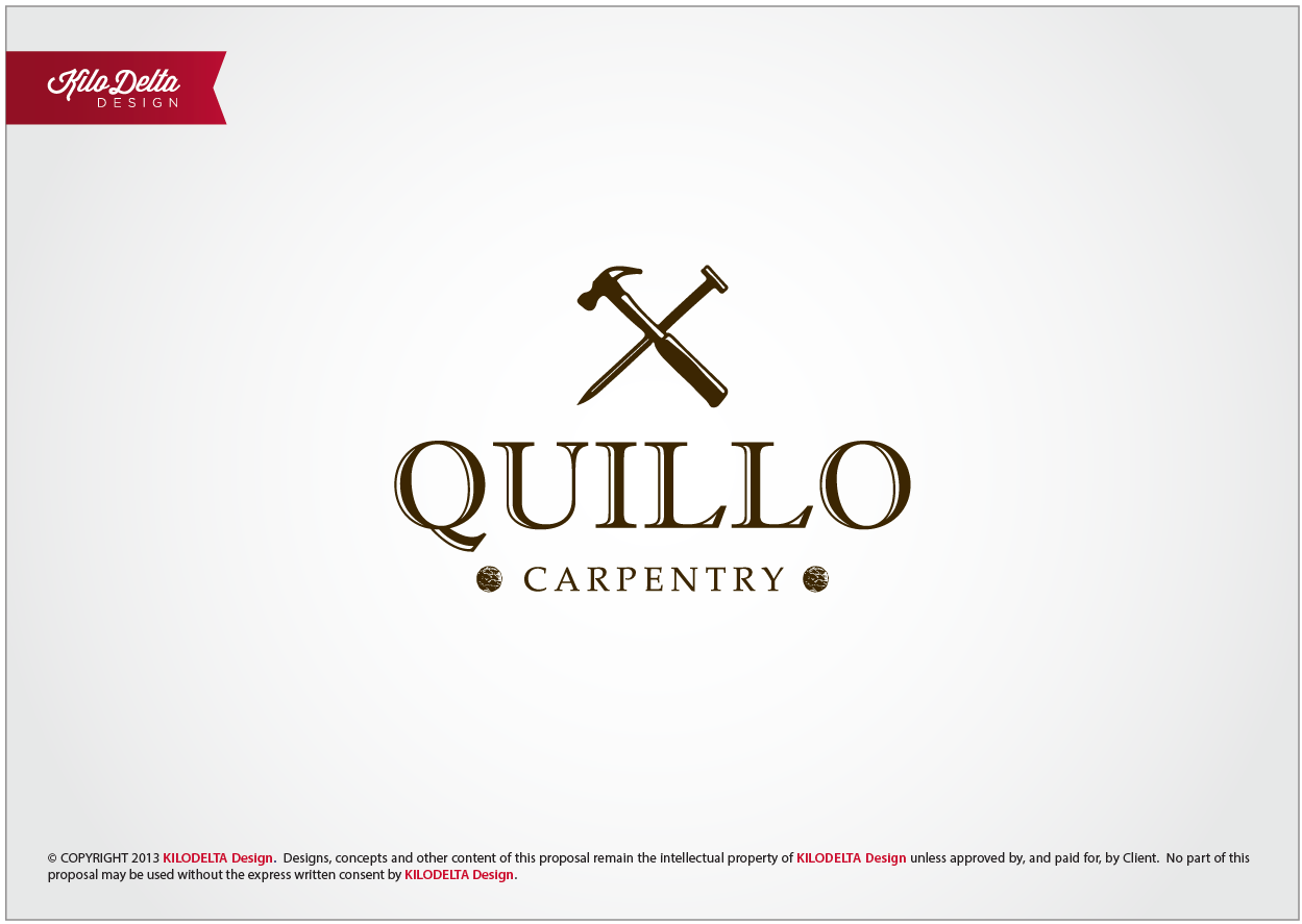 Design de Logo par kdmacalinao pour Quillo Carpentry | Design #1996360
