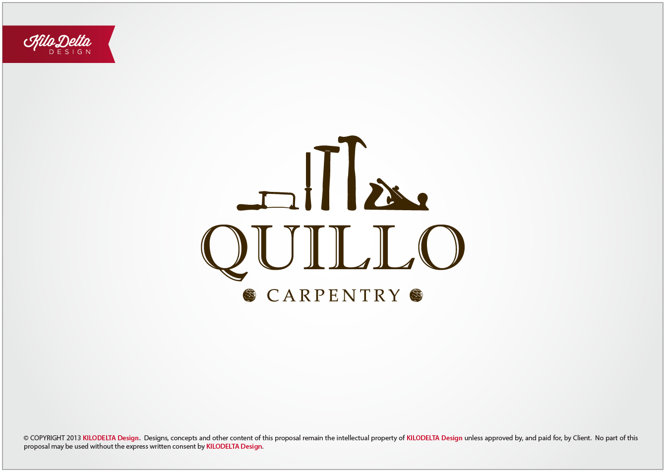 Logo Design by kdmacalinao for Quillo Carpentry | Design #1996412