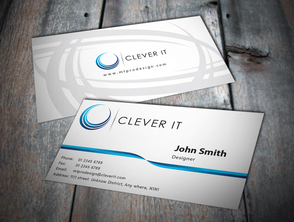 Business Card Design by MT for Clever IT Limited | Design #2034671