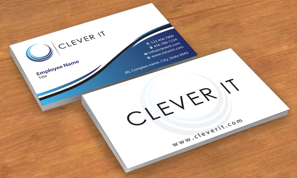 Business Card Design by Sbss for Clever IT Limited | Design #2029545