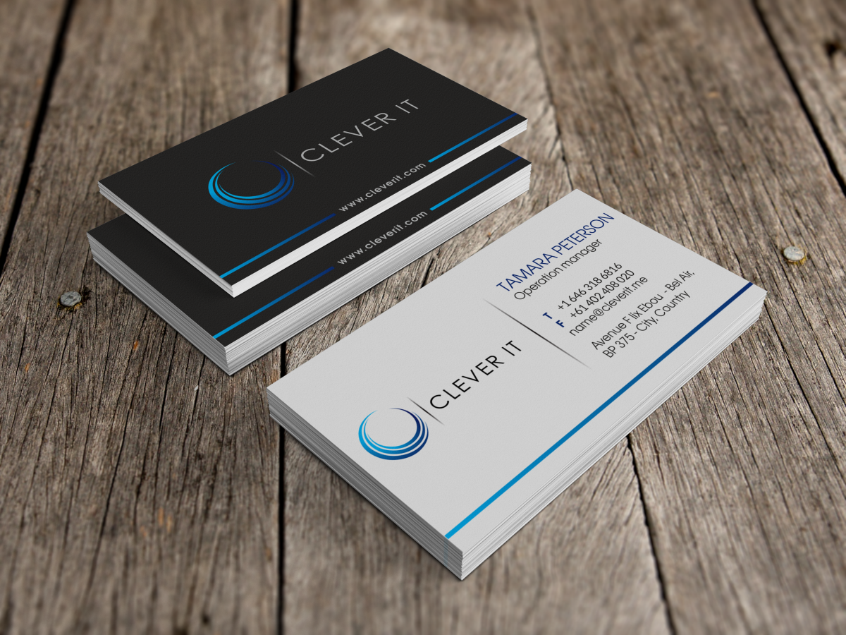 Design de Carte de Visite par HYPdesign pour Clever IT Limited | Design #2030418