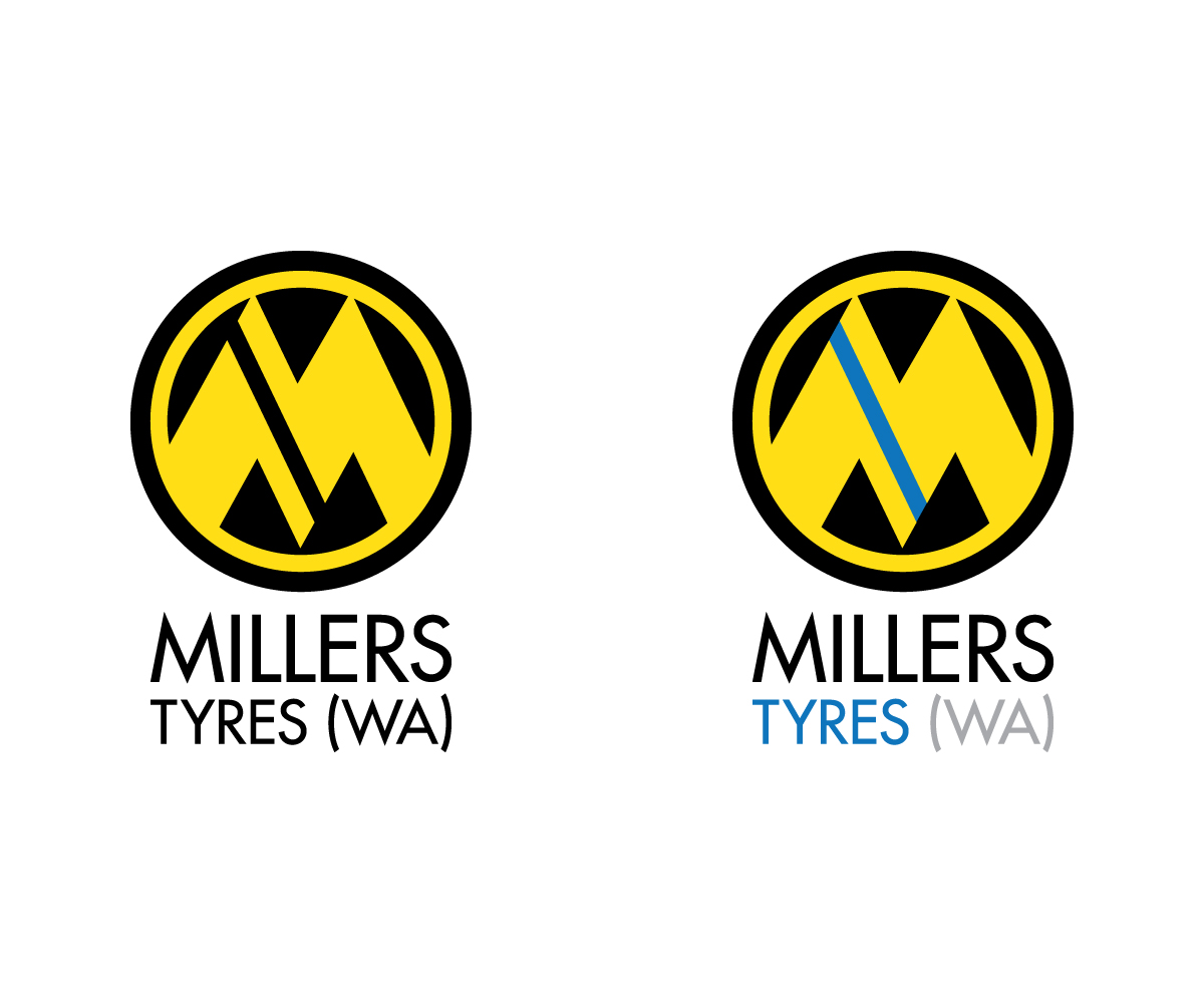 Logo Design by Slobodan Cagic for Millers Tyre (WA) | Design #2014245