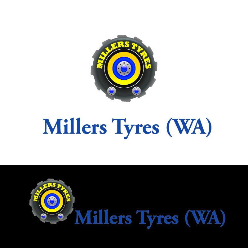 Logo Design by tenlala for Millers Tyre (WA) | Design #1975453