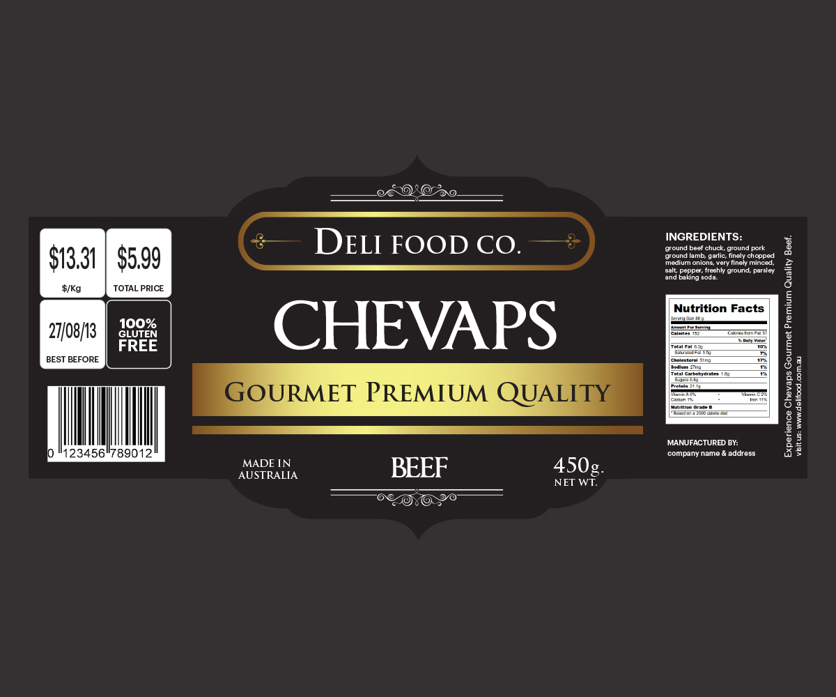 Logo Design by Sucre for Dean c/- Deli Food Co. | Design #2001484