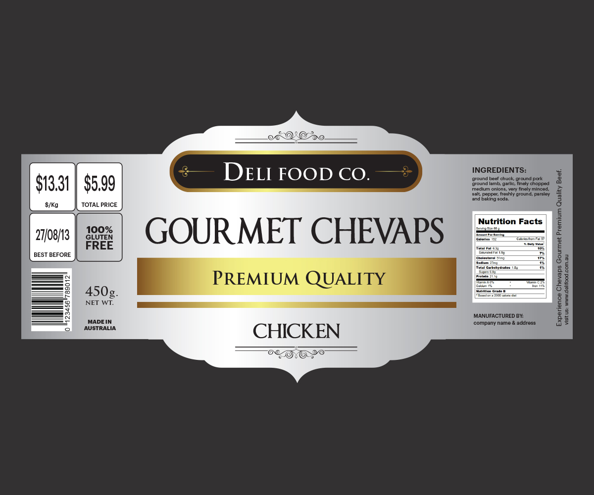 Logo Design by Sucre for Dean c/- Deli Food Co. | Design #2001489