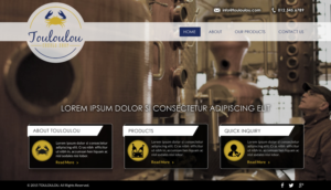 Web Design by Sbss for Touloulou creole shop | Design: #8390940