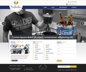 Web Design by Sbss for Touloulou creole shop | Design: #8390942