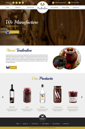 Diseño Web por Sbss para Touloulou creole shop | Diseño: #8390948