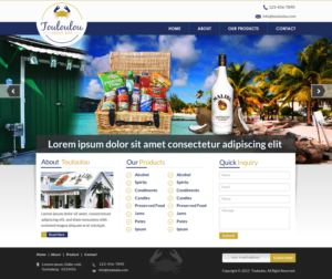 Diseño Web por Sbss para Touloulou creole shop | Diseño: #8390960