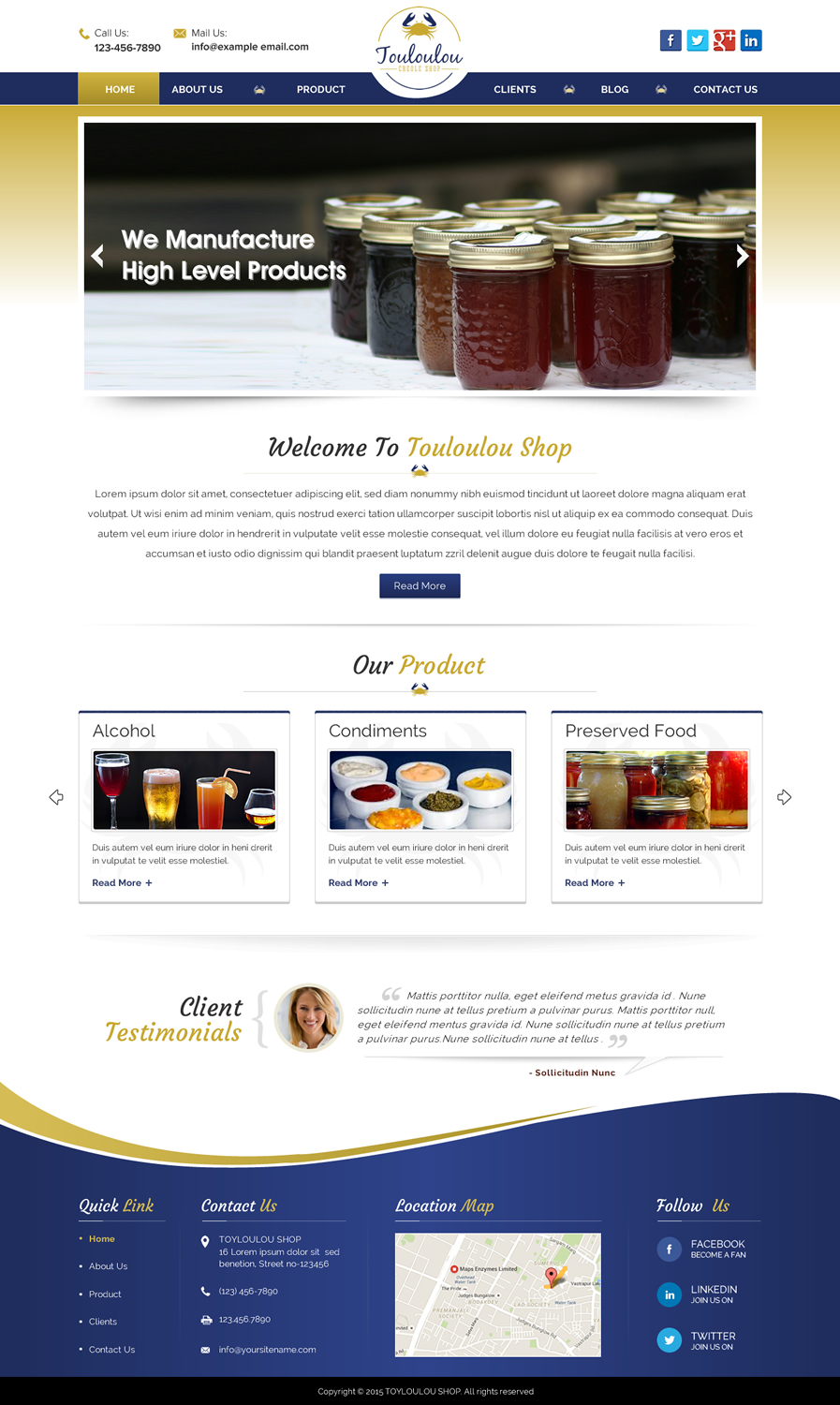 Web Design by Sbss for Touloulou creole shop | Design #8392189