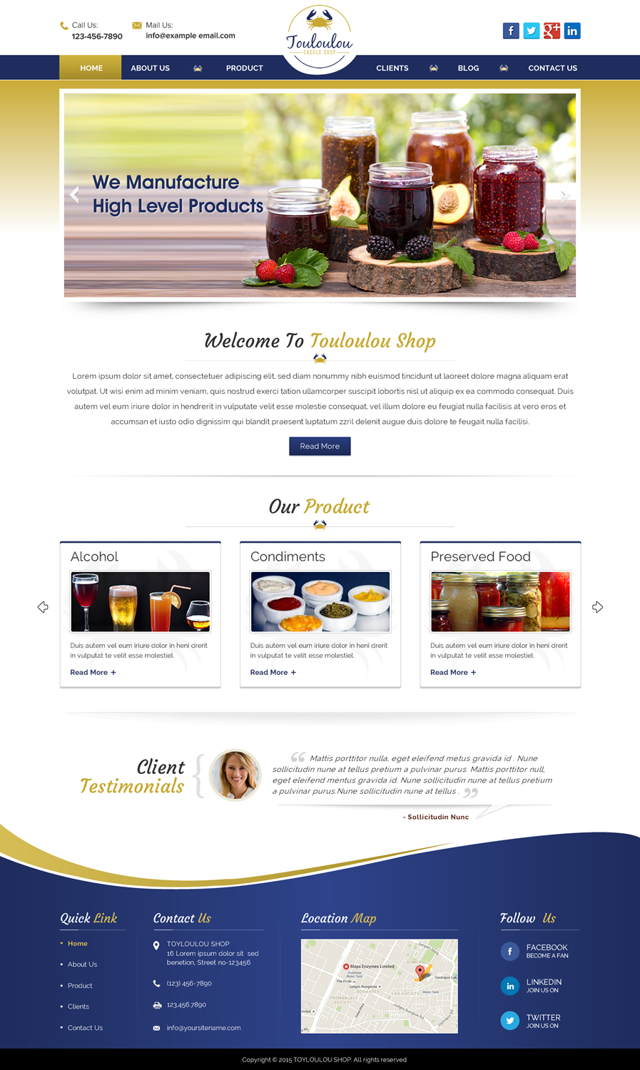 Web Design by Sbss for Touloulou creole shop | Design #8392190