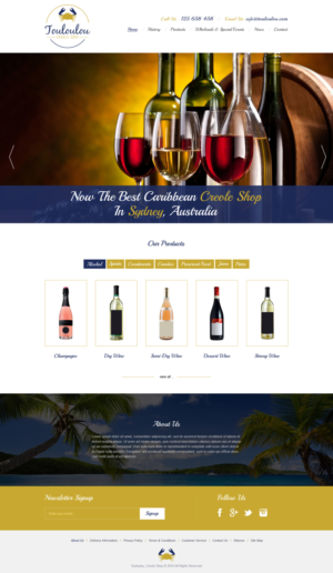 Diseño Web por Roy para Touloulou creole shop | Diseño: #8414797