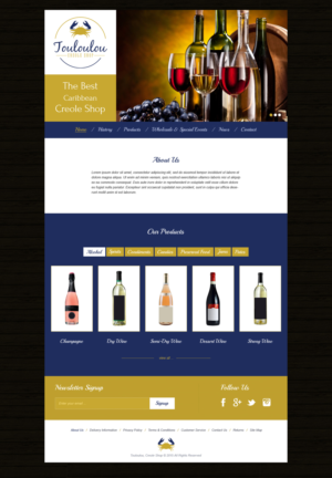 Diseño Web por Roy para Touloulou creole shop | Diseño: #8414810