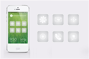 Re-design Apple iPhone's new iOS7 design! | Design Application par .Ashu.
