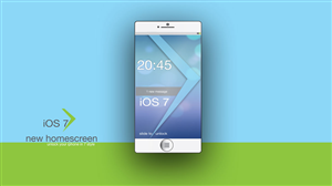 Re-design Apple iPhone's new iOS7 design! | Design Application par hirundo.design