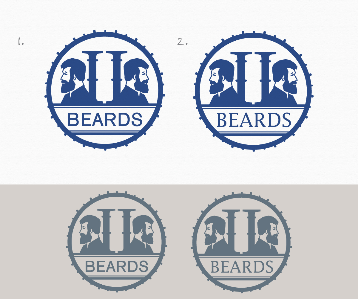 Logo Design by AD-X for Two Beards | Design #2198942