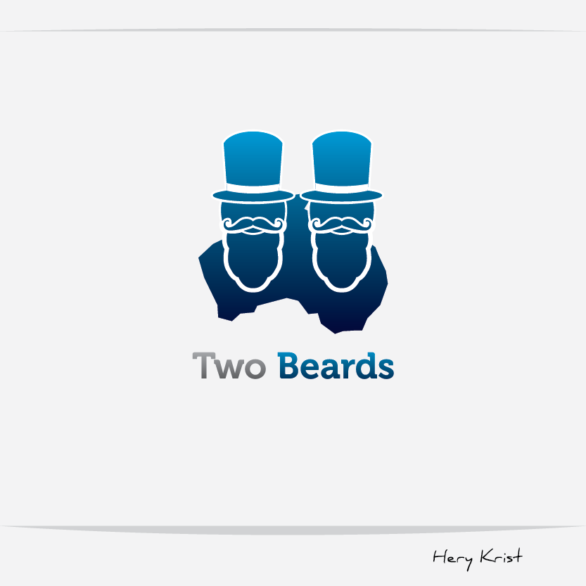 Logo Design by hery_krist for Two Beards | Design #2183549