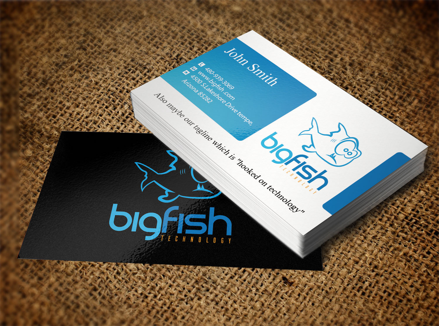 Visitenkarten-Design von Lanka Ama für Big Fish Computers | Design #8392443