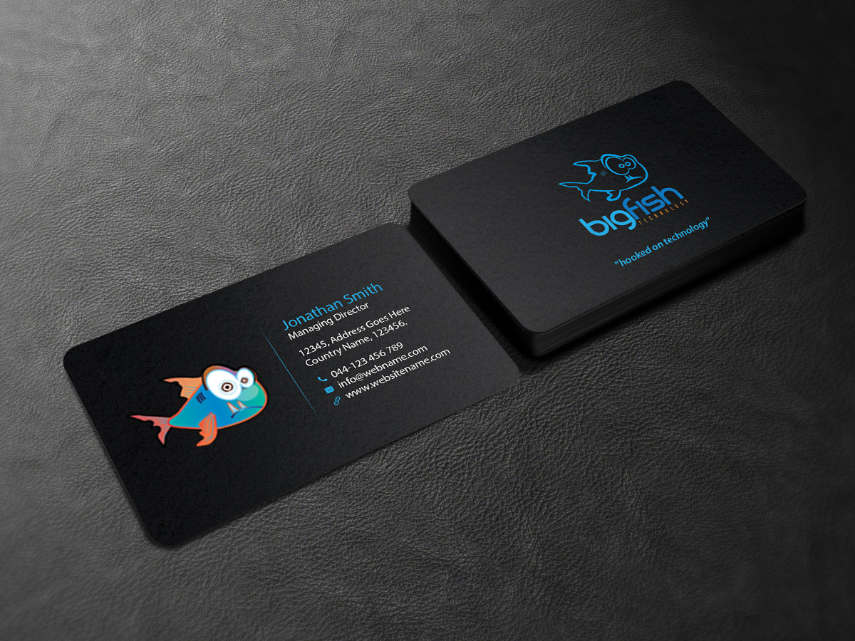 Business Card Design by Creations Box 2015 for Big Fish Computers | Design #8404119