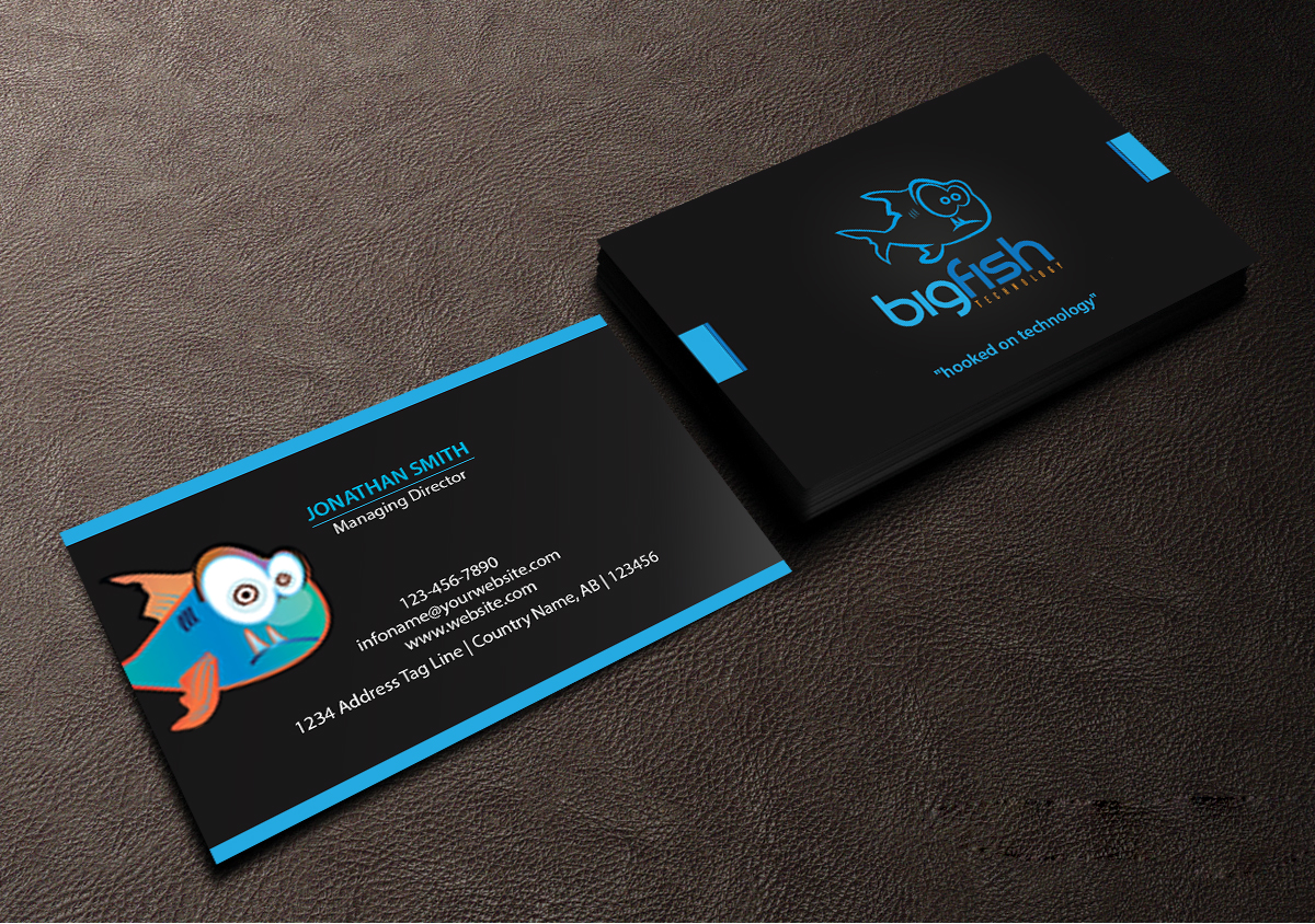 Business Card Design by Creations Box 2015 for Big Fish Computers | Design #8404122
