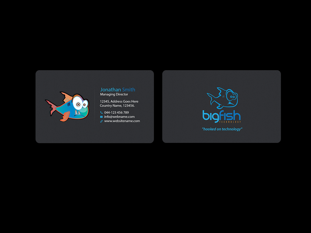 Business Card Design by Creations Box 2015 for Big Fish Computers | Design #8404127
