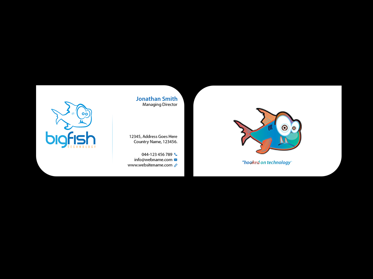 Business Card Design by Creations Box 2015 for Big Fish Computers | Design #8404135