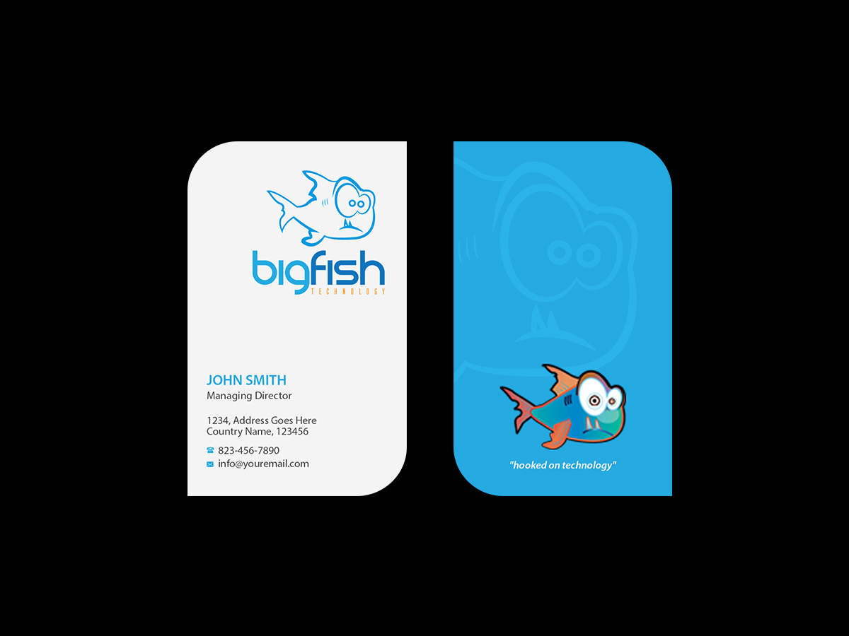Business Card Design by Creations Box 2015 for Big Fish Computers | Design #8404137