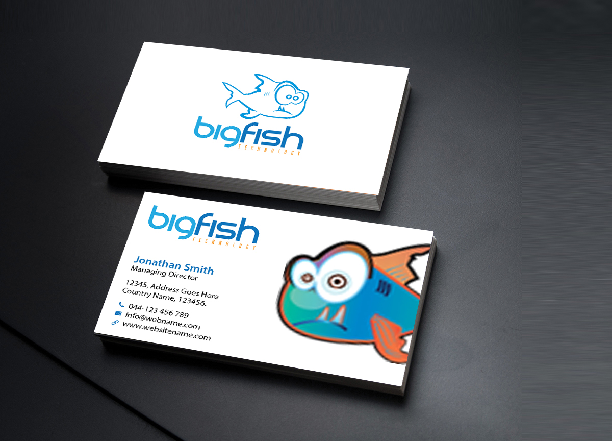Business Card Design by Creations Box 2015 for Big Fish Computers | Design #8404139