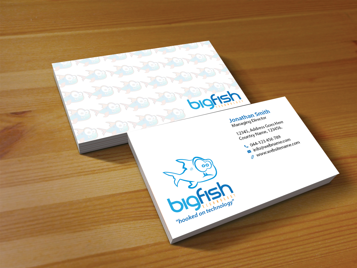 Business Card Design by Creations Box 2015 for Big Fish Computers | Design #8404141