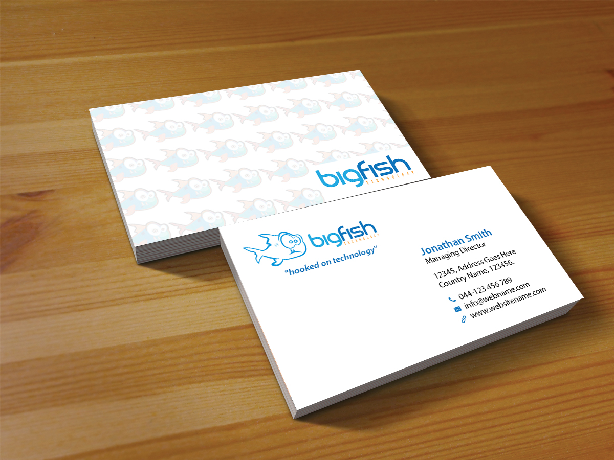 Business Card Design by Creations Box 2015 for Big Fish Computers | Design #8404143