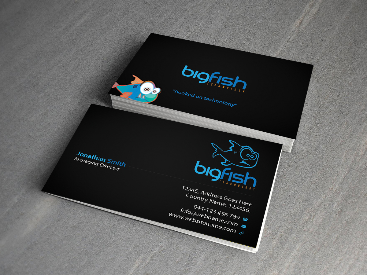 Design de Carte de Visite par Creations Box 2015 pour Big Fish Computers | Design #8404187