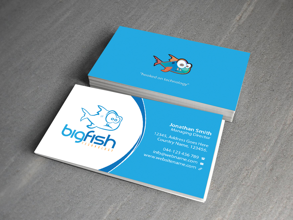 Business Card Design by Creations Box 2015 for Big Fish Computers | Design #8404188