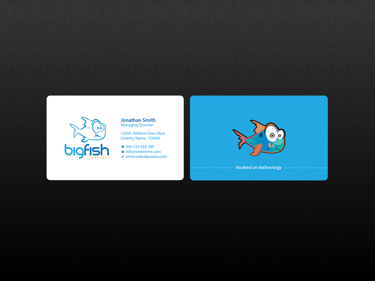 Business Card Design by Creations Box 2015 for Big Fish Computers | Design #8404192