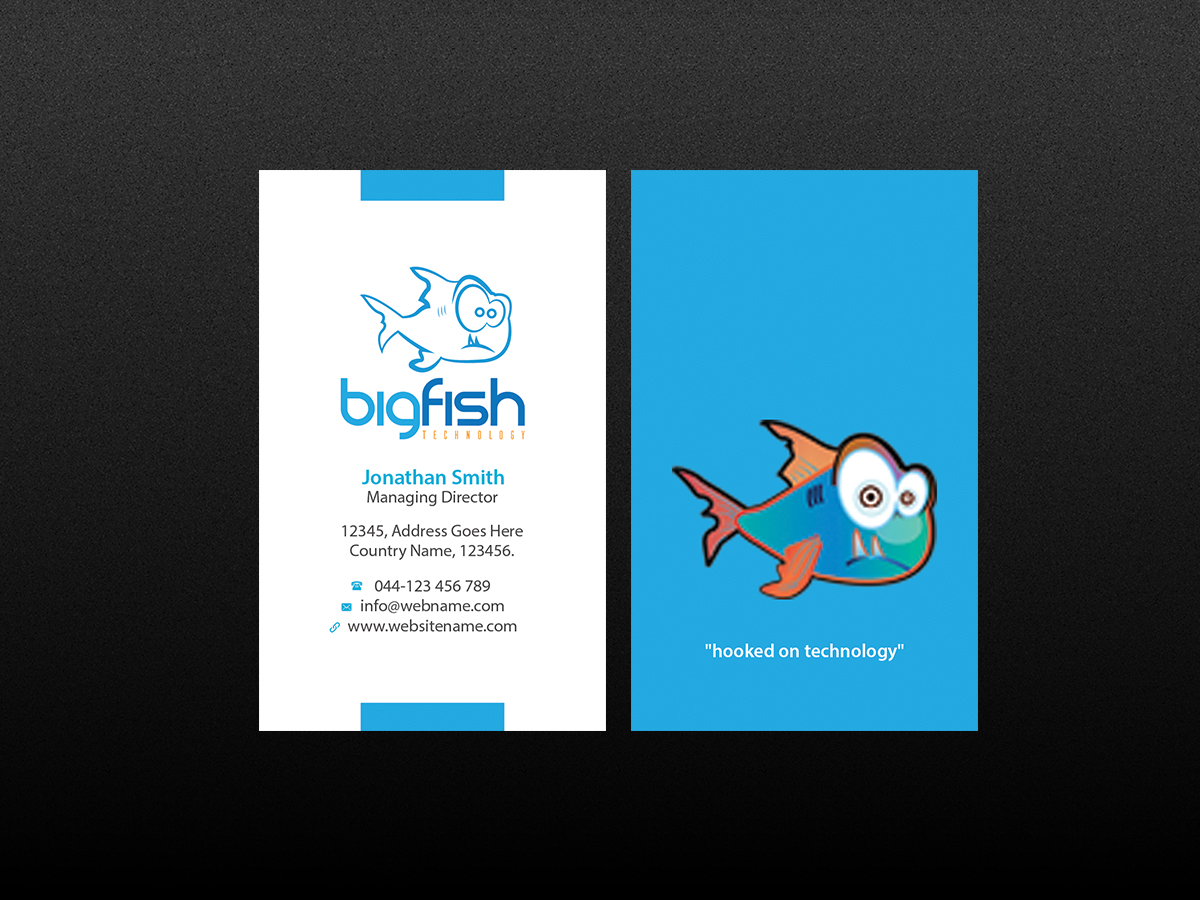 Business Card Design by Creations Box 2015 for Big Fish Computers | Design #8404193