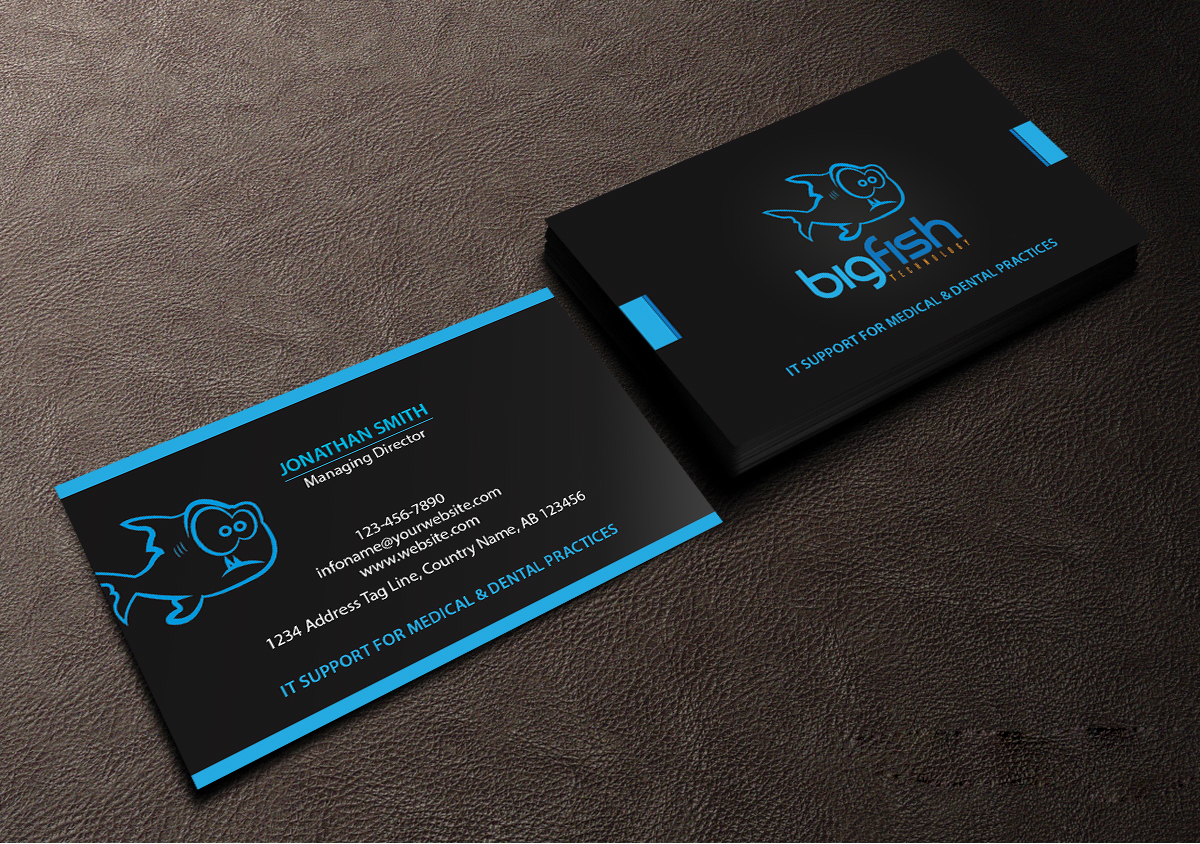 Business Card Design by Creations Box 2015 for Big Fish Computers | Design #8419673