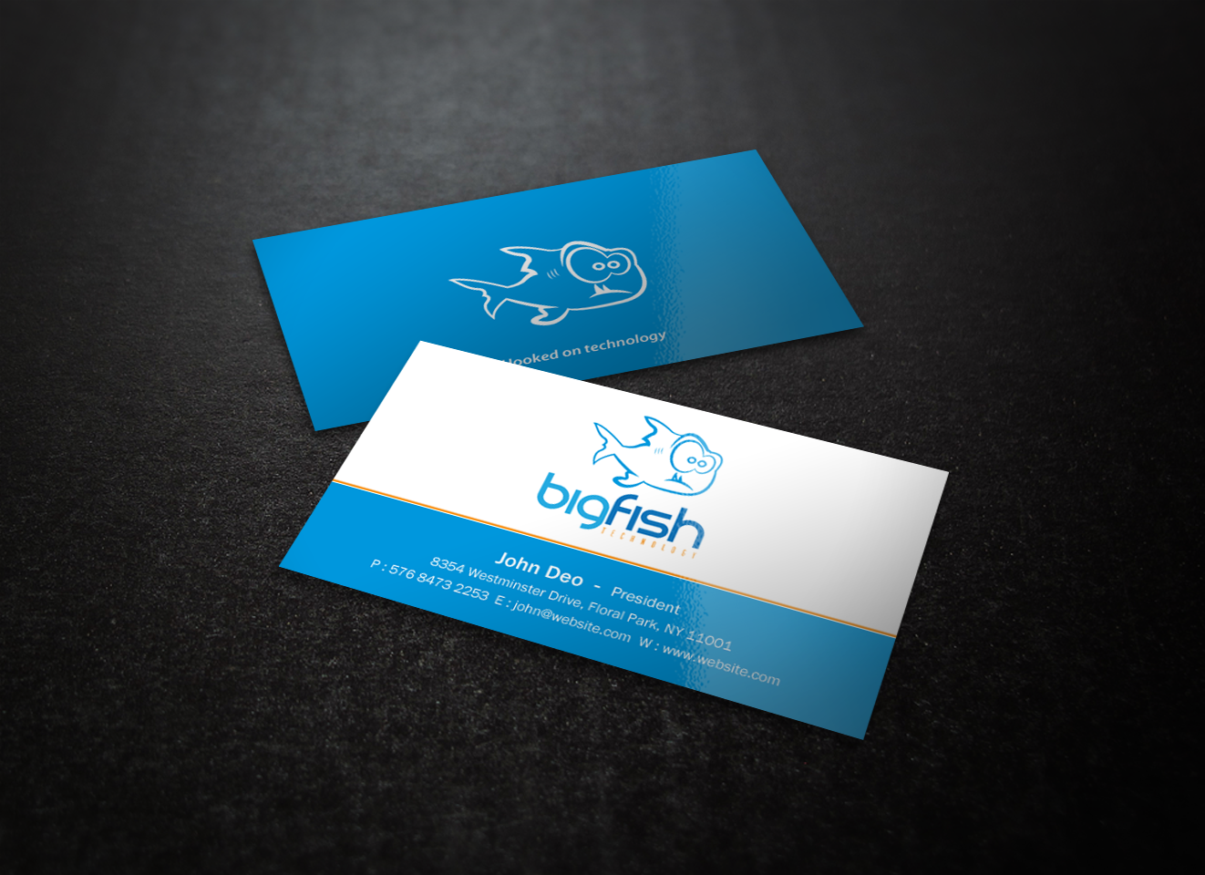 Business Card Design by Brand aid for Big Fish Computers | Design #8403487