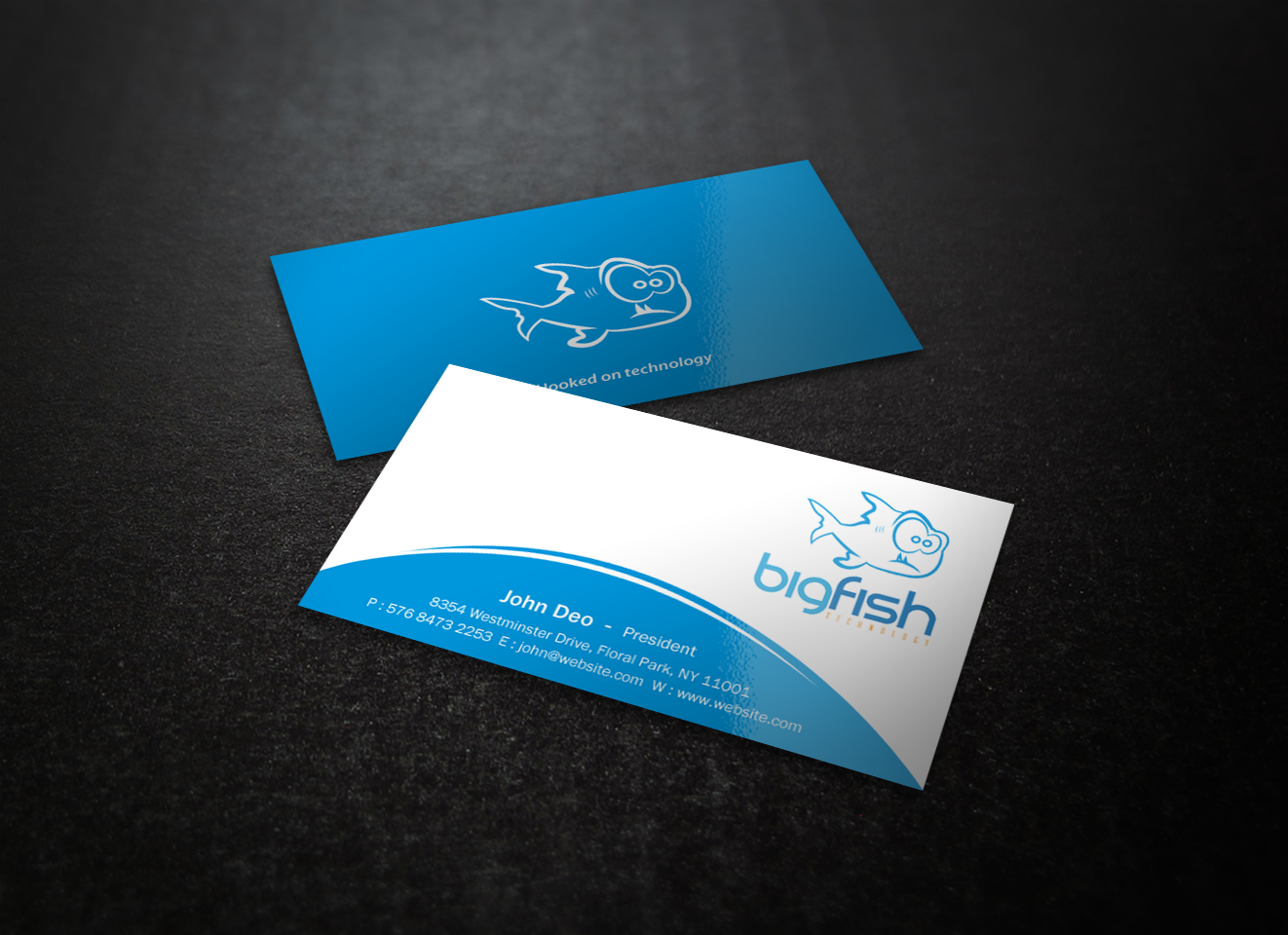 Business Card Design by Brand aid for Big Fish Computers | Design #8403489