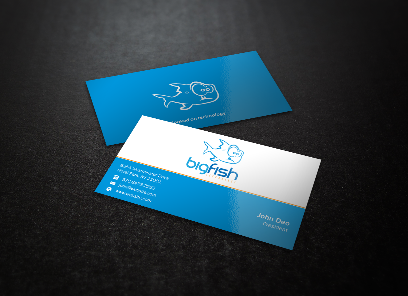 Business Card Design by Brand aid for Big Fish Computers | Design #8403491