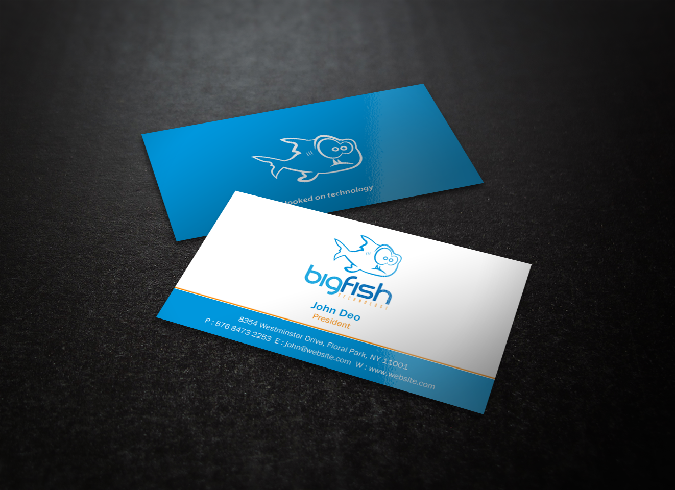 Business Card Design by Brand aid for Big Fish Computers | Design #8403493